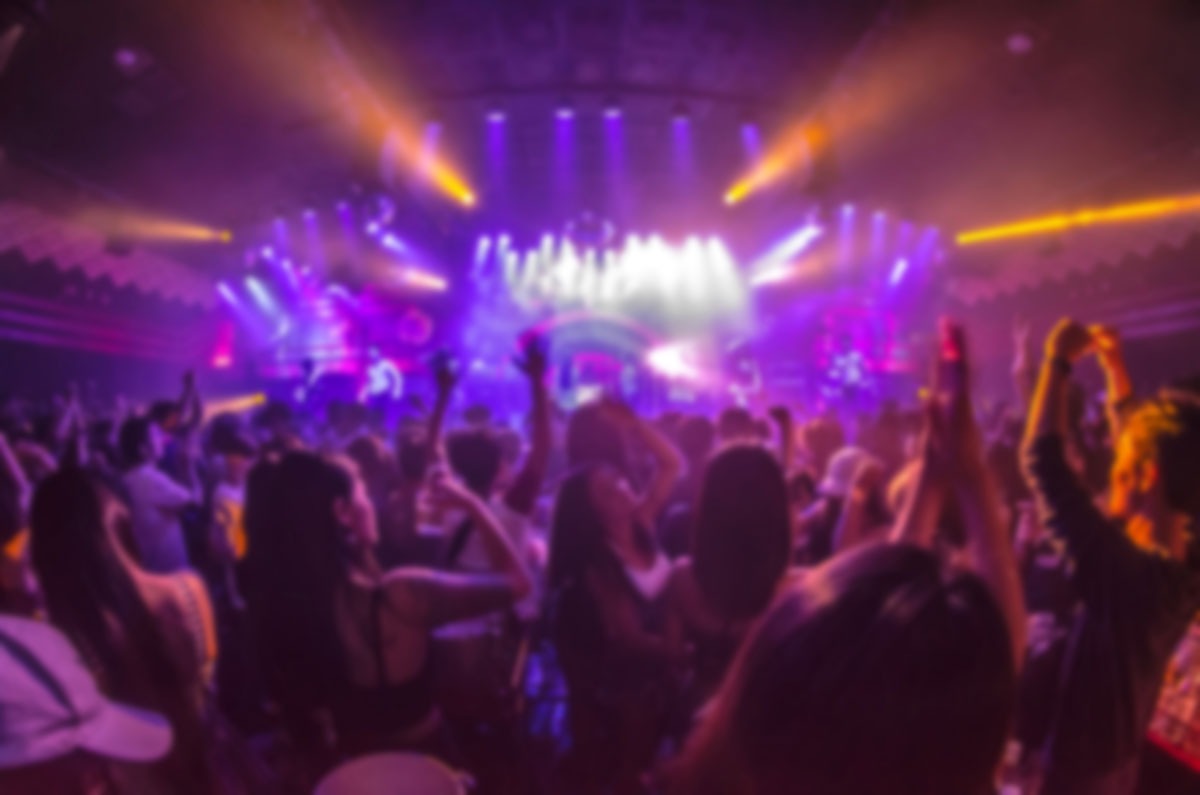 La Mirage dance floor and stage